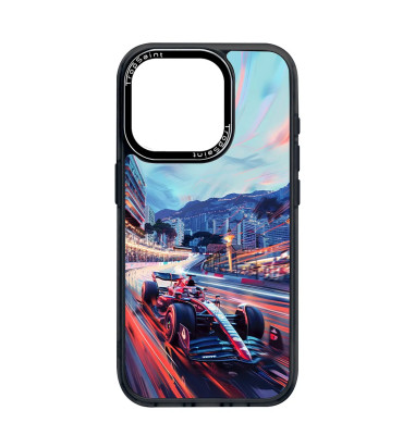 Coque Personnalisée Trop Saint pour iPhone 14 15 16 Pro Max Formule 1 Monaco