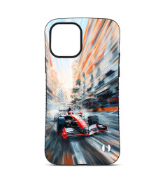 Personalised Case Trop Saint for iPhone 14 15 16 Pro Max Speeding Formula 1 Car 2