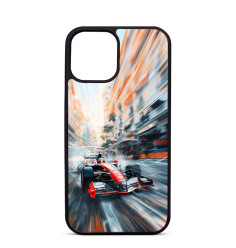 Coque Personnalisée Trop Saint pour iPhone 14 15 16 Pro Max-Voiture de Formule 1 à grande vitesse