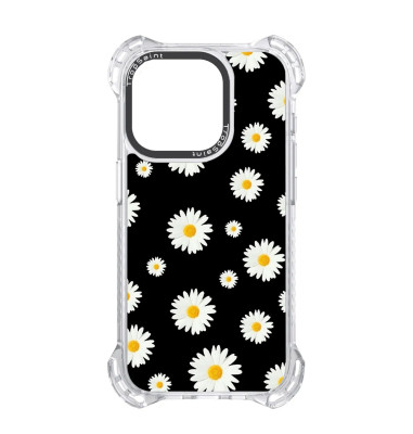 Personalised Case Trop Saint for iPhone 14 15 16 Pro Max White Daisies