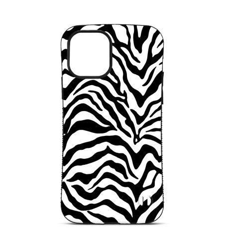 Personalised Case Trop Saint for iPhone 14 15 16 Pro Max white and black zebra