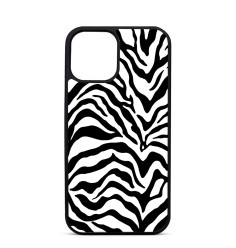 Personalised Case Trop Saint for iPhone 14 15 16 Pro Max white and black zebra