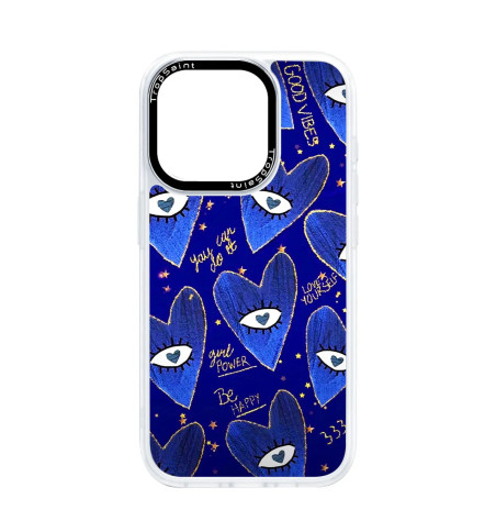 Personalised Case Trop Saint for iPhone 14 15 16 Pro Max Evil Eye Good Vibes