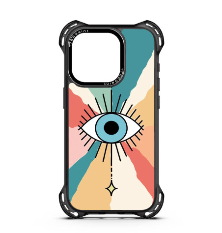 Coque Personnalisée Trop Saint pour iPhone 14 15 16 Pro Max Evil Eye Coloré Coque Personnalisée Trop Saint pour iPhone 14 15 16 Pro Max Evil Eye Coloré