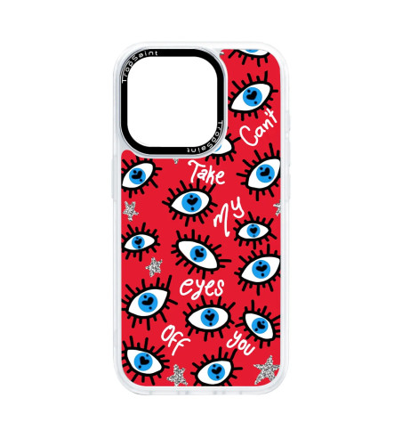 Coque Personnalisée Trop Saint pour iPhone 14 15 16 Pro Max Can't Take my Eyes Off You