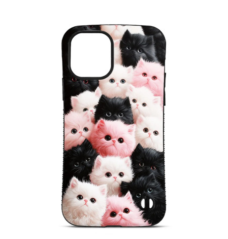 Personalised Case Trop Saint for iPhone 14 15 16 Pro Max Colourful Cats