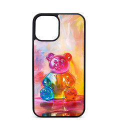 Coque Personnalisée Trop Saint pour iPhone 14 15 16 Pro Max Ourson en Gélatine