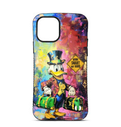 Personalised Case Trop Saint for iPhone 14 15 16 Pro Max Donald Duck says Work Smarter Not Harder 2