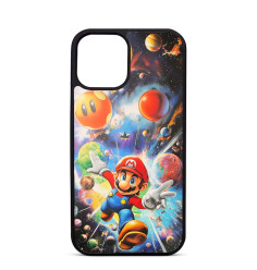 Personalised Case Trop Saint for iPhone 14 15 16 Pro Max Mario travels intergalactic