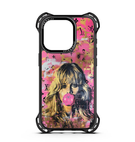 Personalised Case Trop Saint for iPhone 14 15 16 Pro Max B.B with LV Chewing Gum Brigitte Bardot
