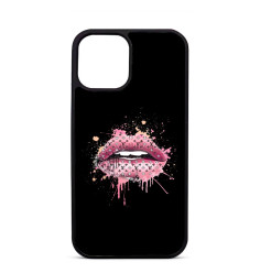 Coque Personnalisée Trop Saint pour iPhone 14 15 16 Pro Max Louis Vuitton lèvres