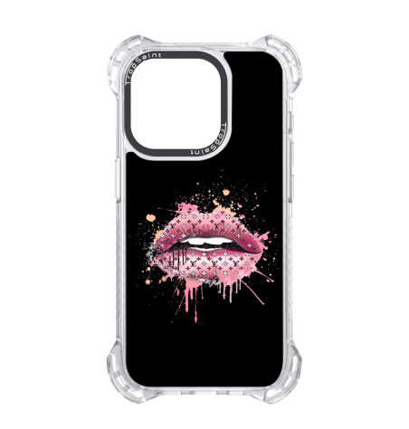 Personalised Case Trop Saint for iPhone 14 15 16 Pro Max Louis Vuitton Lips