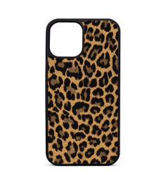 Personalised Case Trop Saint for iPhone 14 15 16 Pro Max Beige Leopard Pattern