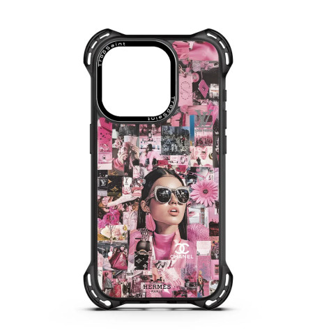 Coque Personnalisée Trop Saint pour iPhone 14 15 16 Pro Max Collage Multi Marques