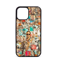 Personalised Case Trop Sain for iPhone 14 15 16 Pro Max Colourful Photo Collage Louis Vuitton Channel