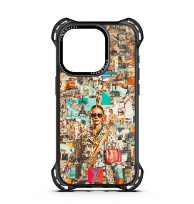 Personalised Case Trop Sain for iPhone 14 15 16 Pro Max Colourful Photo Collage Louis Vuitton Channel