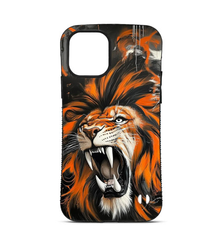 Personalised Case Trop Saint for iPhone 14 15 16 Pro Max Beautiful Lion Painting