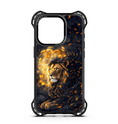Coque Personnalisée Trop Saint pour iPhone 14 15 16 Pro Max Le Roi de la Jungle