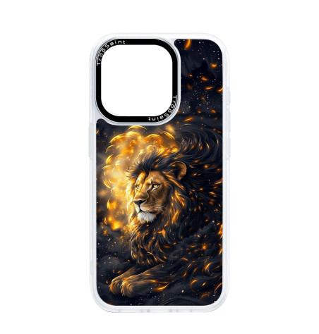 Coque Personnalisée Trop Saint pour iPhone 14 15 16 Pro Max Le Roi de la Jungle