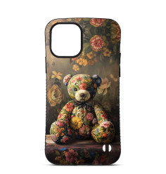 Coque Personnalisée Trop Saint pour iPhone 14 15 16 Pro Max Ours en fleurs 2