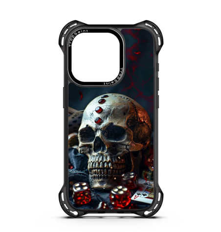 Coque Personnalisée Trop Saint pour iPhone 14 15 16 Pro Max Tête de Mort Poker Coque Personnalisée Trop Saint pour iPhone 14 15 16 Pro Max Tête de Mort Poker