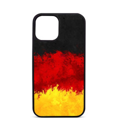 Coque Personnalisée Trop Saint pour iPhone 14 15 16 Pro Max - Le Drapeau de l'Allemagne