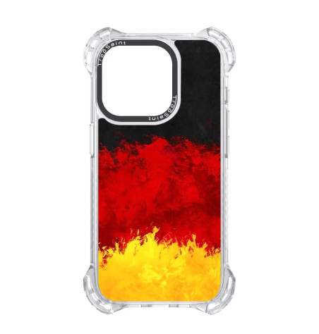 Coque Personnalisée Trop Saint pour iPhone 14 15 16 Pro Max - Le Drapeau de l'Allemagne