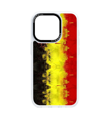 Personalised Case Trop Saint for iPhone 14 15 16 Pro Max - The Flag of Belgium