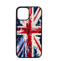 Coque Personnalisée Trop Saint pour iPhone 14 15 16 Pro Max - Le Drapeau du Royaume-Uni