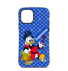 Personalised Case Trop Saint for iPhone 14 15 16 Pro Max Donald Duck Blue LV Supreme 2