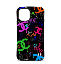 Coque Personnalisée Trop Saint pour iPhone 14 15 16 Pro Max Pop Art Street Art Chanel 2