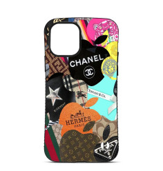 Coque Personnalisée Trop Sain pour iPhone 14 15 16 Pro Max Patch Multi Marques 2