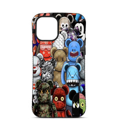 Coque Personnalisée Trop Saint pour iPhone 14 15 16 Pro Max Motif Bearbrick 2