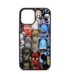 Personalised Case Trop Saint for iPhone 14 15 16 Pro Max Bearbrick Design