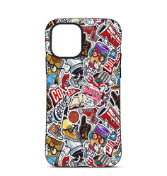 Personalised Case Trop Saint for iPhone 14 15 16 Pro Max Street Art Collage 2