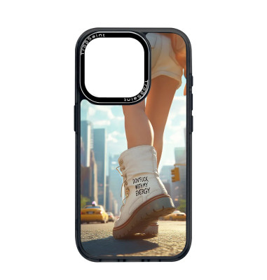 Coque Personnalisée Trop Saint pour iPhone 14 15 16 Pro Max Don't FucK with My Energy