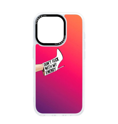 Personalised Case Trop Saint for iPhone 14 15 16 Pro Max White Boot Dont Fuck with My energy
