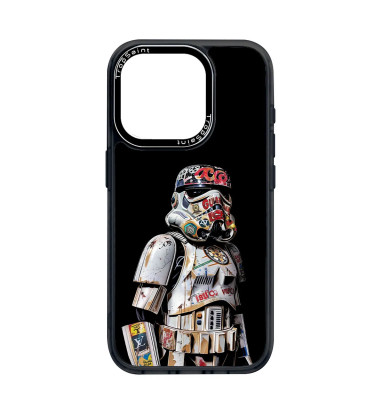Personalised Case Trop Saint for iPhone 14 15 16 Pro Max Storm Trooper  Star Wars STreet Art