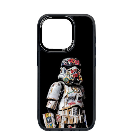 Personalised Case Trop Saint for iPhone 14 15 16 Pro Max Storm Trooper  Star Wars STreet Art