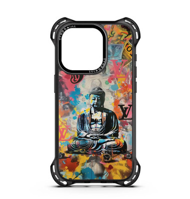 Personalised Case Trop Saint for iPhone 14 15 16 Pro Max Art Budha Louis Vuitton