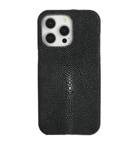 Coque Grise Foncée en Galuchat pour iPhone | Trop Saint Coque Grise Foncée en Galuchat pour iPhone | Trop Saint