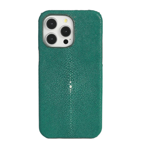 Coque Verte en Galuchat pour iPhone  | Trop Saint