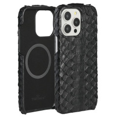 Handmade Black Python Case with MagSafe – Luxury & Protection | Trop Saint 2