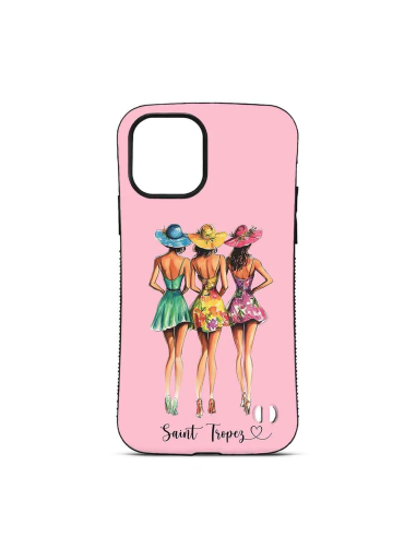 Personalised Case Trop Saint for iPhone 14 15 16 Pro Max Three Girls