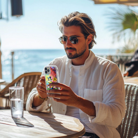 Coque personnalisée Trop Saint pour iPhone 14 15 16 17 Pro Max AIR Donald Duck Work Smarter Not Harder