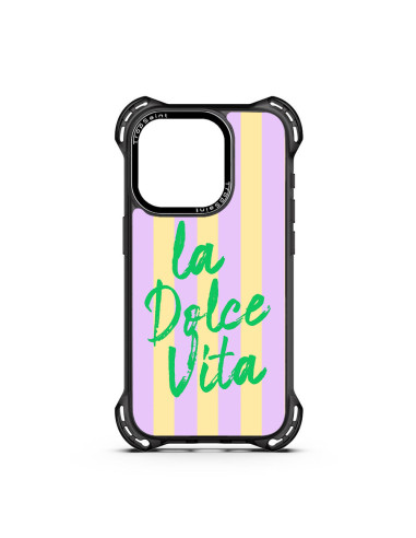 Coque Personnalisée Trop Saint pour iPhone 14 15 16 17 Pro Max Air - La Dolce Vita Candy