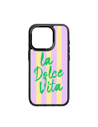 Coque Personnalisée Trop Saint pour iPhone 14 15 16 17 Pro Max Air - La Dolce Vita Candy