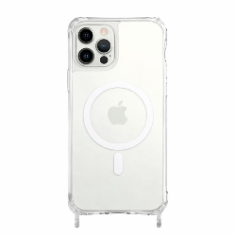 Coque iPhone Transparente avec Anneaux et MagSafe