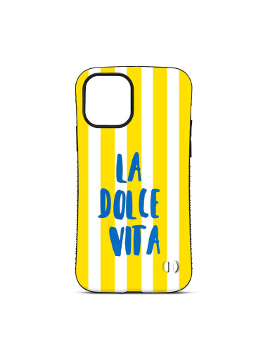 Custom iPhone Case Trop Saint for iPhone 12 13 14 15 16 17 18 Pro Max Air, Dolce Vita Yellow