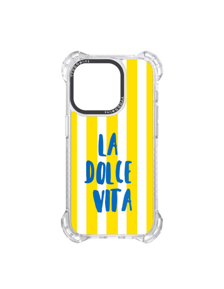 Custom iPhone Case Trop Saint for iPhone 12 13 14 15 16 17 18 Pro Max Air, Dolce Vita Yellow